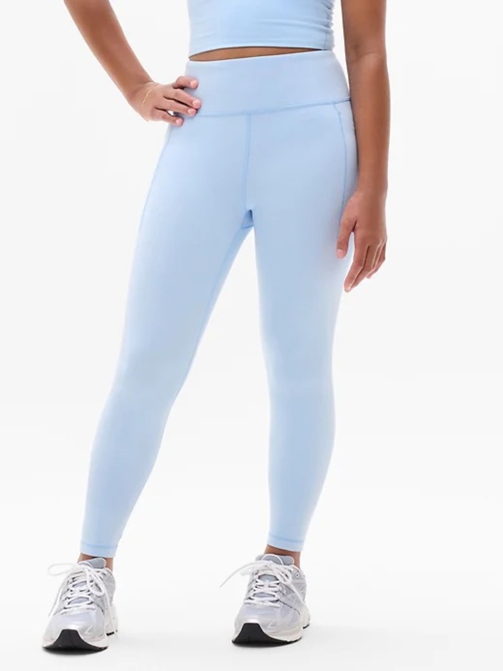 Athleta Girl NATURAL PLAY STASH TIGHT Heather Gray Size Large